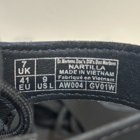 Dr. Martens Nartilla Black Platform Sandals women’s size 9 - Picture 4 of 5